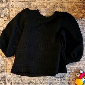 Anne klein balloon sleeve top